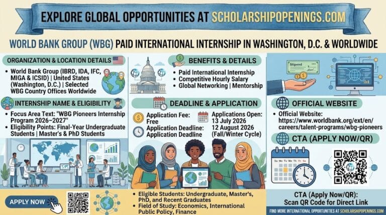 World Bank Internship 2026