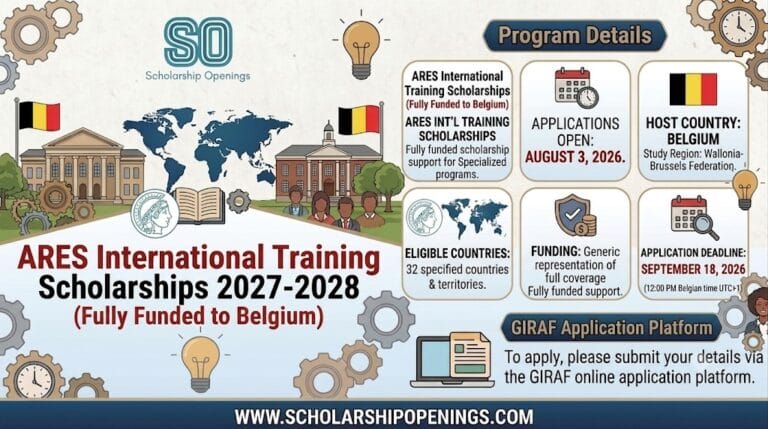 ARES International Training Scholarships 2027-2028