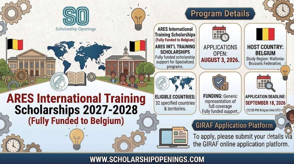 ARES International Training Scholarships 2027-2028