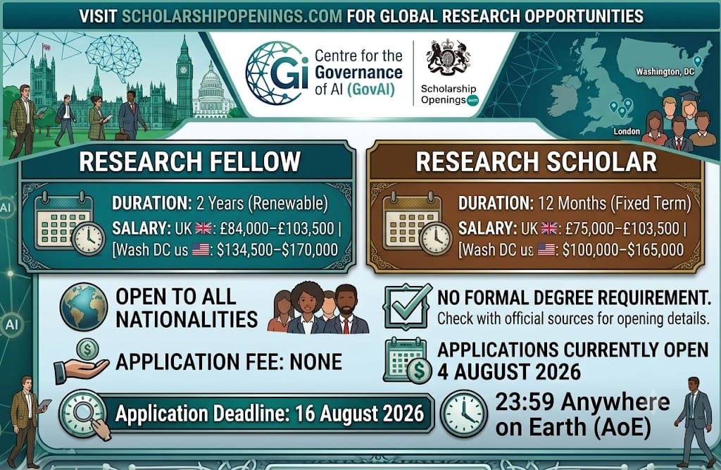 GovAI Research Fellowship 2026