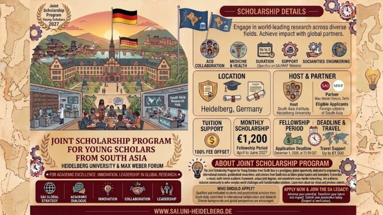 Heidelberg University Joint Scholarship Program 2027