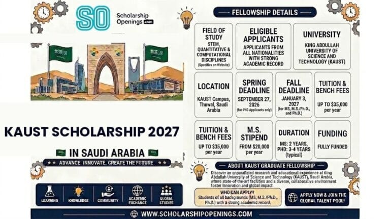 KAUST Scholarship 2027