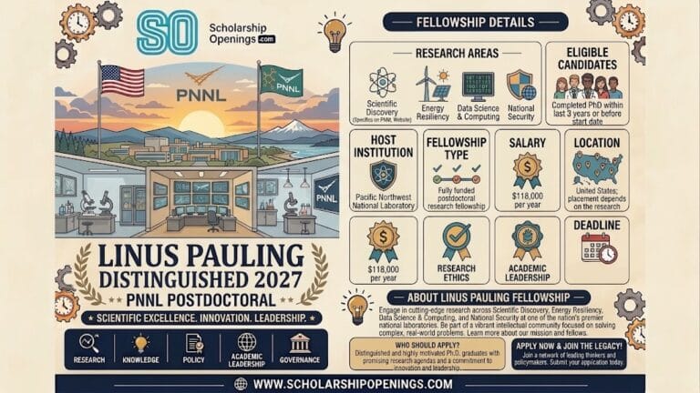 Linus Pauling Fellowship 2027