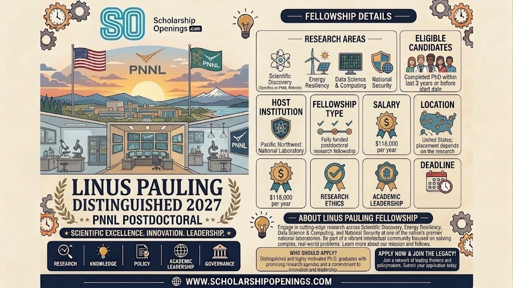 Linus Pauling Fellowship 2027