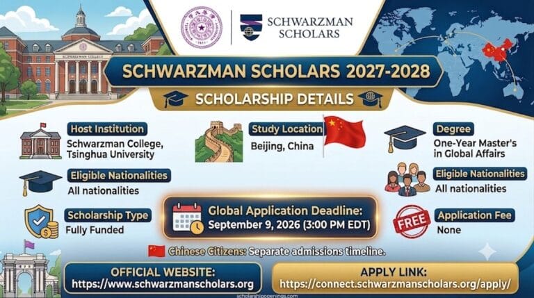 Schwarzman Scholars 2027