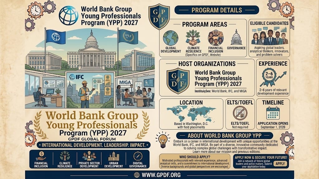 World Bank Group Young Professionals Program (YPP) 2027