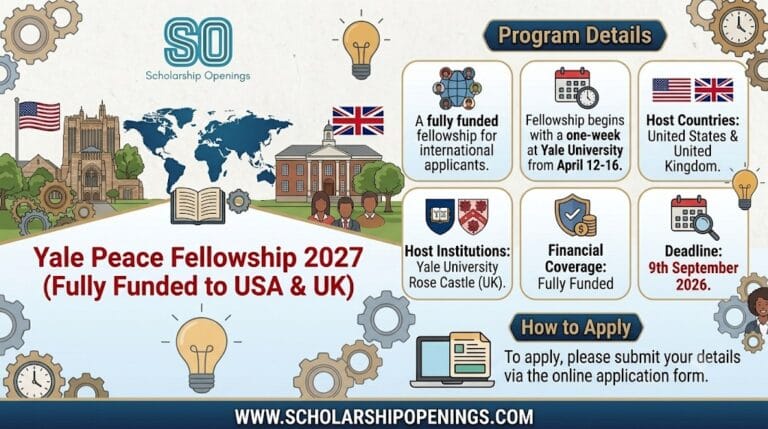 Yale Peace Fellowship 2027