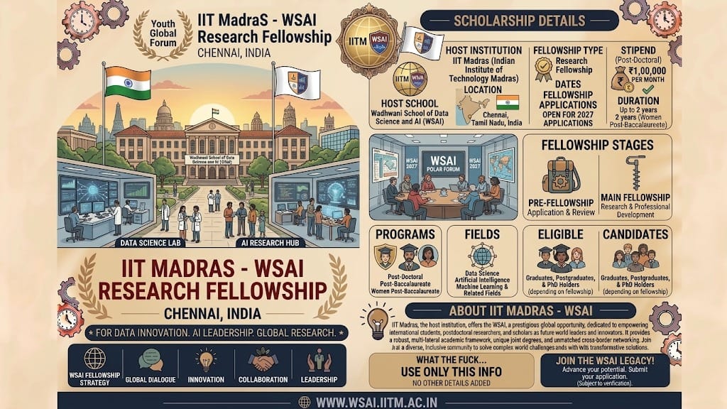 Wadhwani School of Data Science and Artificial Intelligence (WSAI) fellowships 2026